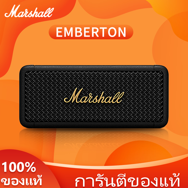 MARSHALL EMBERTON 3 III 🟪ของแท้ 100%🟪 EMBERTON  2 II ลำโพงบลูทู ธ รับประกันสามปี ลำโพงบลูทู ธ , ลำโพ