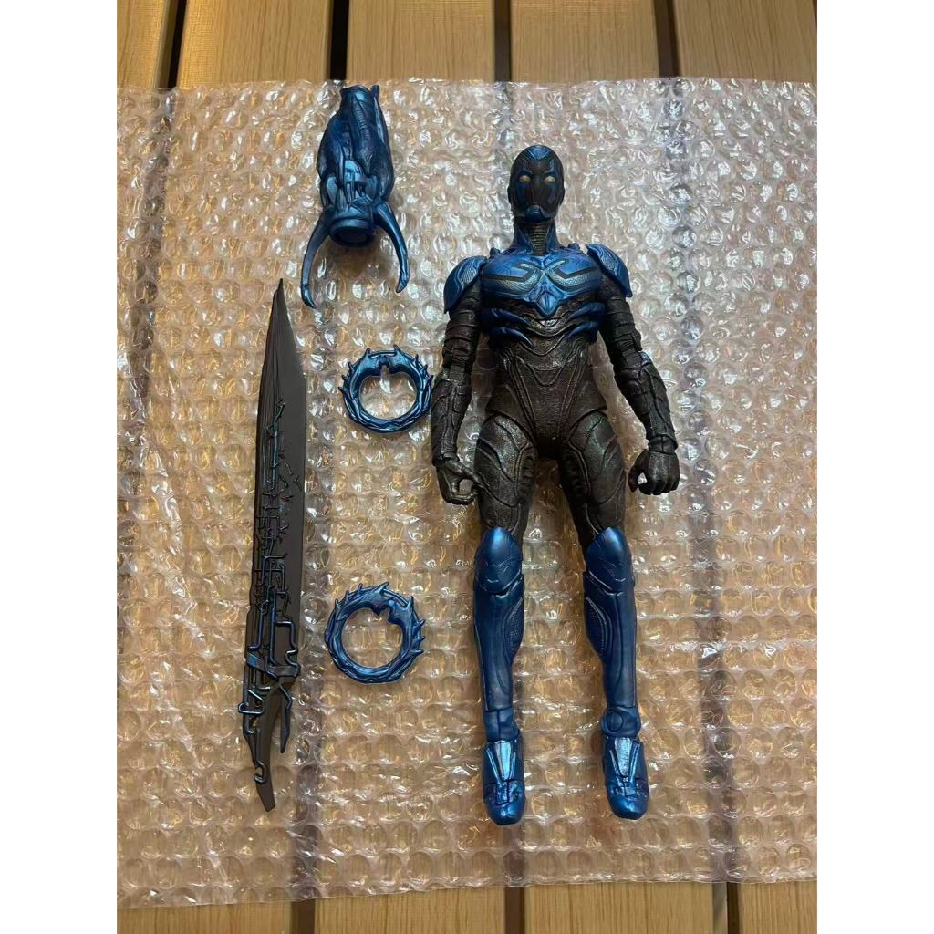 (ไม่มีกล่อง ไม่มีการ์ด) McFarlane Movies Blue Beetle Broadsword Edition Action Figure
