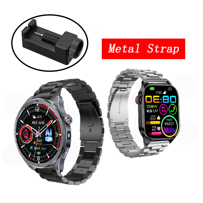 สําหรับ PureHealth Life Hr6 / PureHealth Life Hr6 nano Watch สายโลหะ สายสแตนเลสที่เป็นของแข็ง