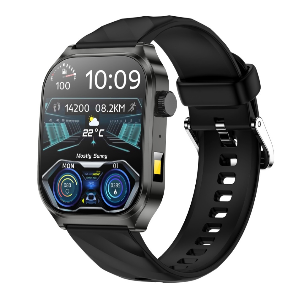 แฟชั่นผู้หญิงนาฬิกา Ultra Smart Watch 2.01 "Full Touch Screen Call Sport Smartwatch สําหรับ Android 