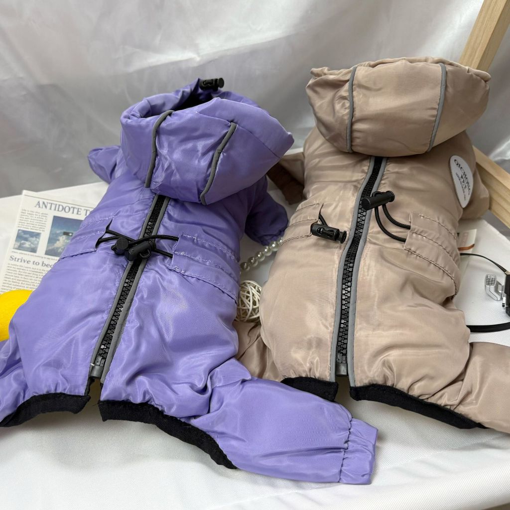 True Romance ฤดูหนาวเสื้อผ้าสุนัขเย็นเบาะคอสูงสําหรับสุนัขขนาดกลางขนาดเล็ก Dachshund Bichon Frise Yo