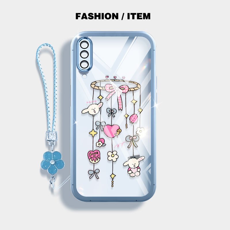 SAMSUNG YBD ClearสําหรับSamsung Galaxy A50 A50S A30S A307 A03S A02S M02S A025 A307 โทรศัพท์Wind Chim