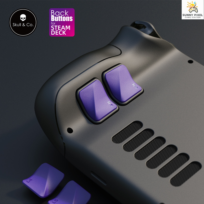 Skull & Co. Back Key Enhancement [4 ชิ้น] สำหรับ Steam Deck / OLED เสริมความสูง Ergonomic จับถนัดมือ