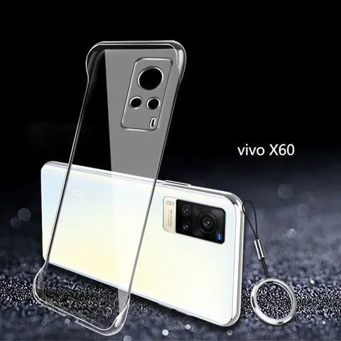 Anti-fall สําหรับ Vivo X60 Pro Plus Slim PC Hard โปร่งใสสําหรับ Vivo X60 Pro + 5G สําหรับ Vivo X60Pr