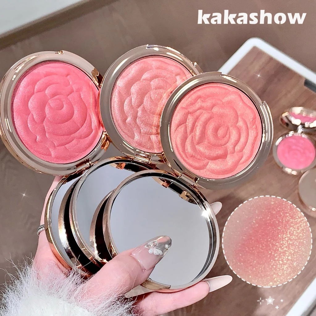 KAKASHOW Rose Embossed Blush Palette 8g C663