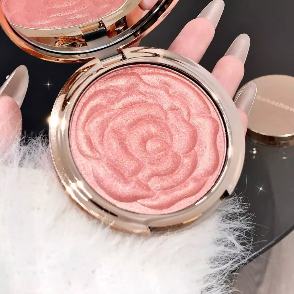 KAKASHOW Rose Embossed Blush Palette 8g C663 thumbnail 4