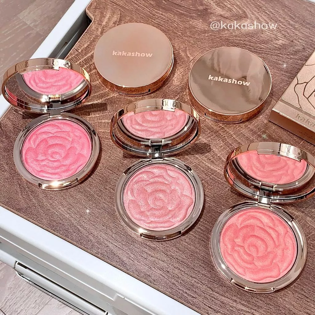 KAKASHOW Rose Embossed Blush Palette 8g C663 thumbnail 10