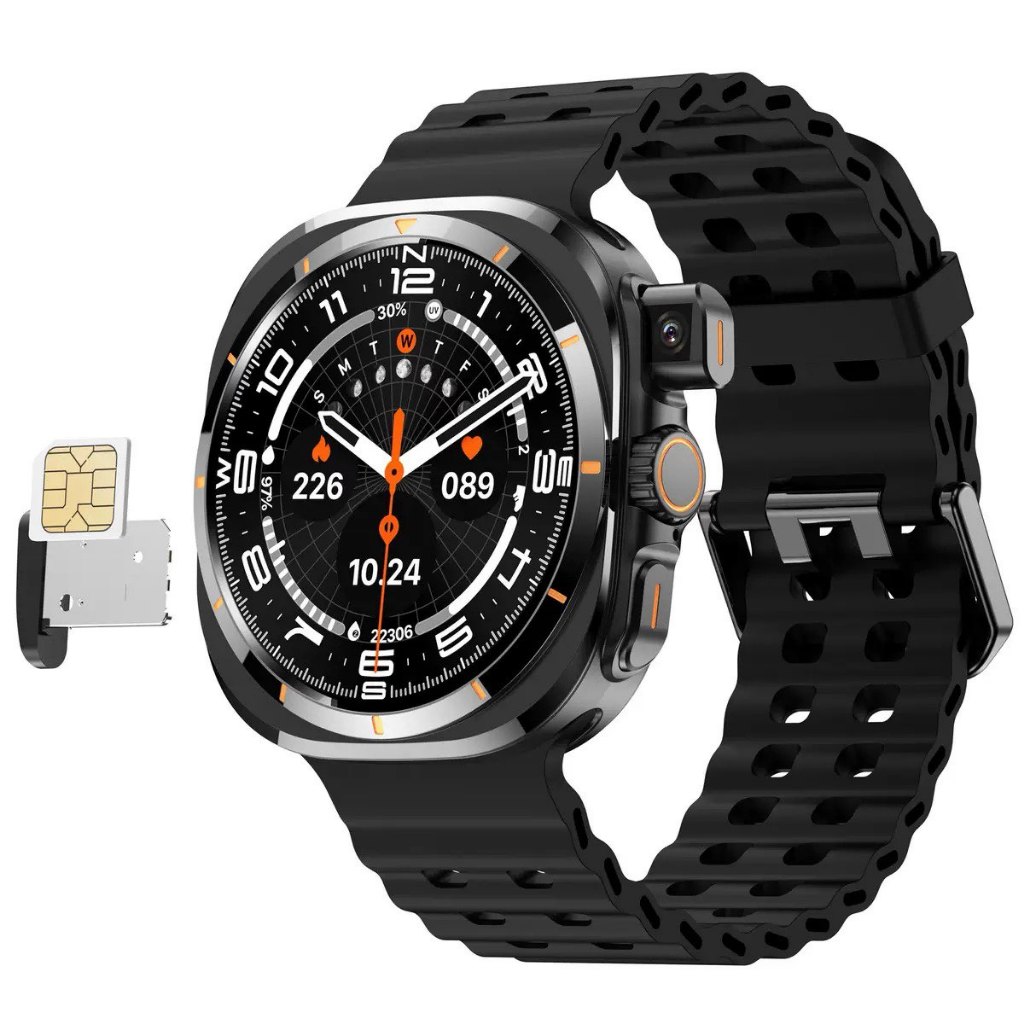 4G simcard call BW8 ultra SmartWatch HD กล้องสําหรับ Android IOS ผู้ชายผู้หญิงโทรศัพท์กล้องสมาร์ทนาฬ