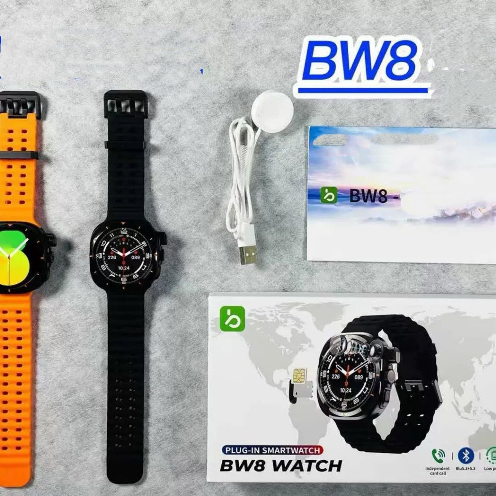 Hot SmartWatch BW8 ultra ซิมการ์ด 4G โทรกล้อง HD สําหรับ Android IOS ผู้ชายผู้หญิงโทรศัพท์กล้องสมาร์