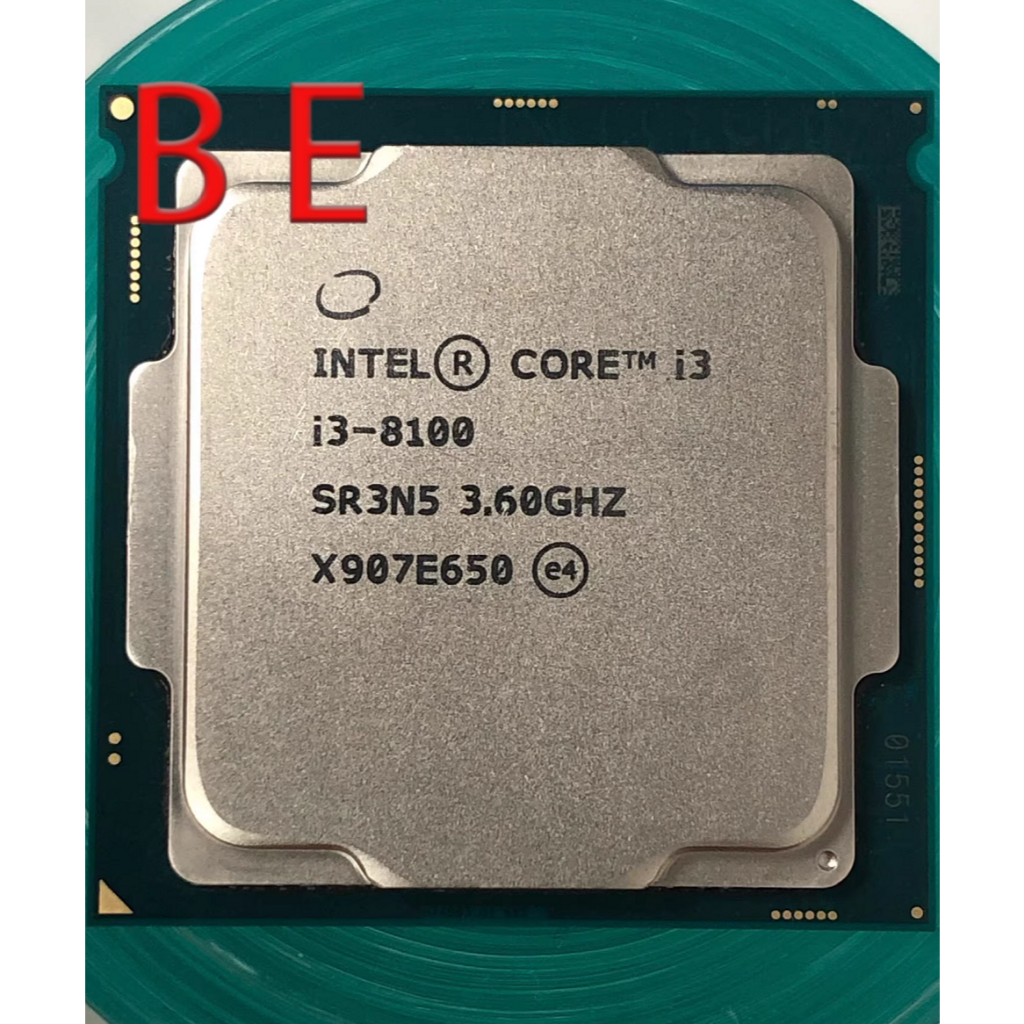CPU 8th Gen Core i3-8100 LGA-1151 CPU SR3N5 Quad-Core 3.60GHz เดสก์ท็อป 65W คอมพิวเตอร์เดสก์ท็อป