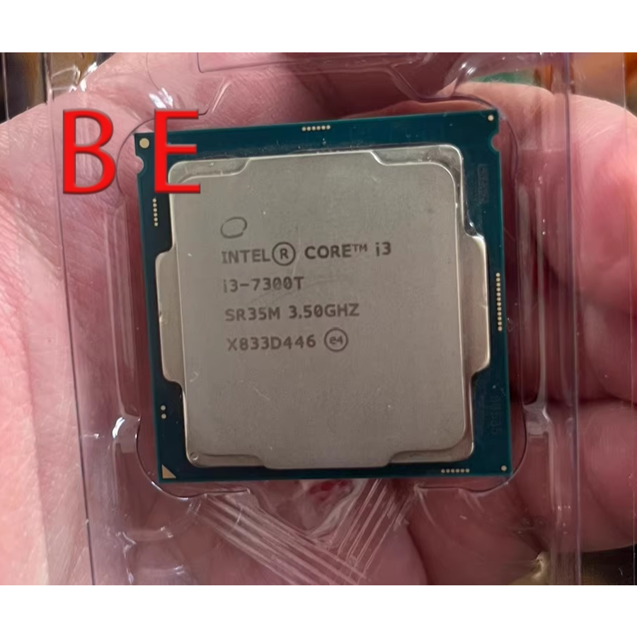 CPU 7th Gen Core I3 7300T LGA1151 CPU โปรเซสเซอร์ 2 แกน 3.5GHz 4Threads คอมพิวเตอร์เดสก์ท็อป