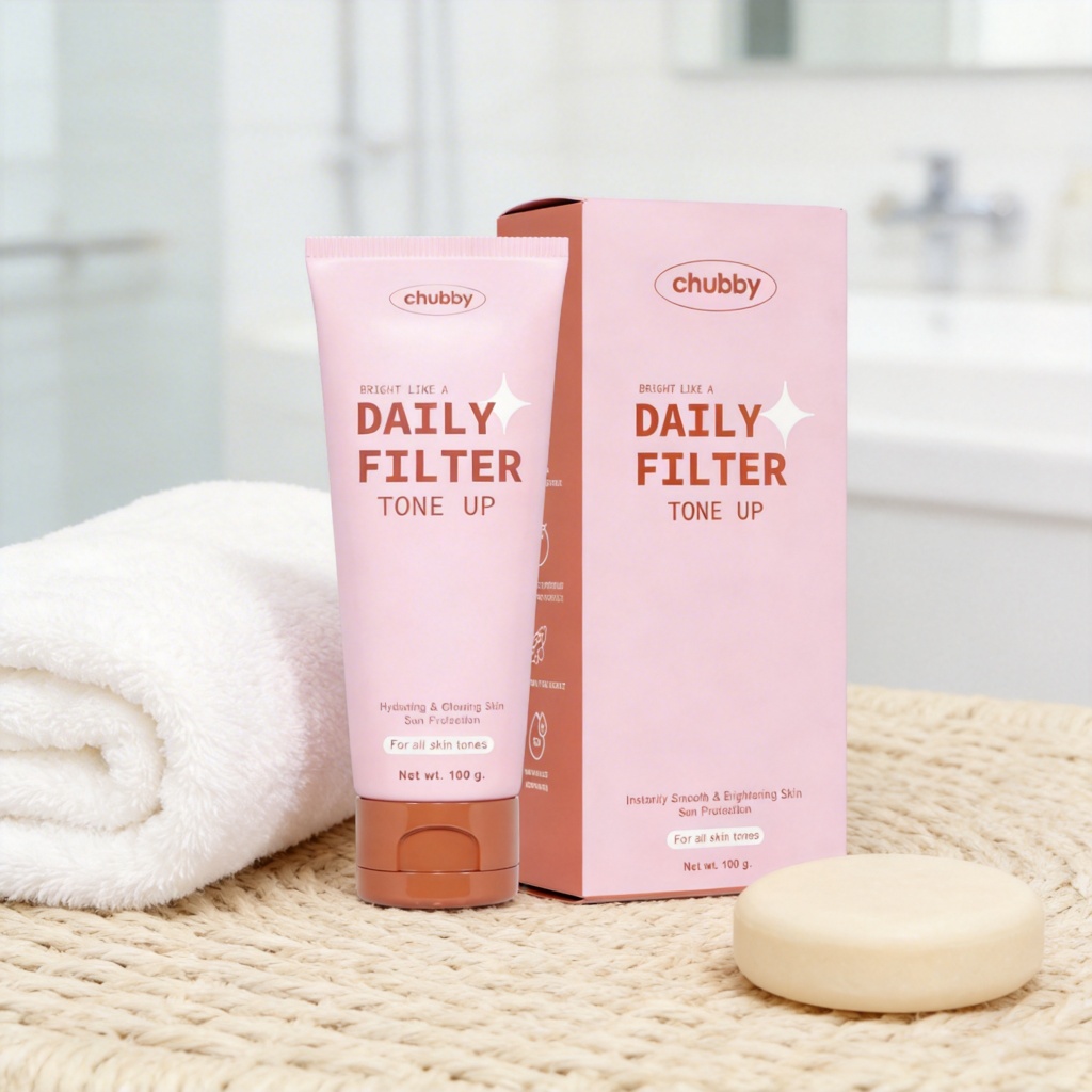 Chubby Daily Filter Tone Up (100ml) ชับบี้ บำรุงผิวกาย พร้อมโทนอัพให้ผิว