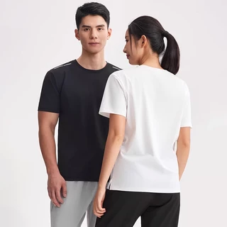 เสื้อยืดกีฬา ไอซ์ซิลค์ 7A กันแบคทีเรีย แห้งเร็ว ระบายอากาศดี สบายไม่เหนียว เหมาะวิ่ง ออกกำลังกาย