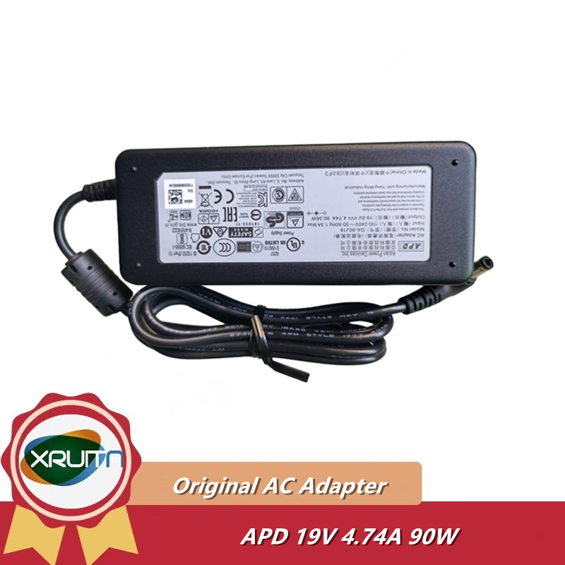 ของแท้ APD 19V 4.74A 90W อะแดปเตอร์ AC 5.5x2.5 มม.DA-90J19 สําหรับ Intel/Acer Monitor แล็ปท็อปแหล่งจ