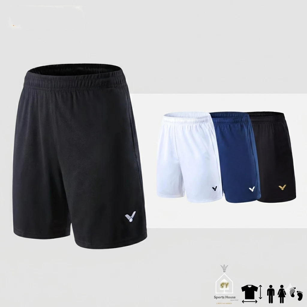 กางเกงขาสั้นกีฬา สี夏季 มีสต็อกไทย ส่งเร็ว24ชม. แบดมินตัน สปอร์ต