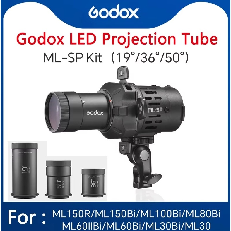Godox 36° 50°19°การฉายภาพ SP36K SP19K SP50K สําหรับ ML150R/ML150Bi/ML100Bi/ML80Bi/ML60IIBi/ML30Bi/ML