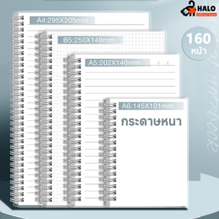สมุดโน๊ตขนาด A4/A5/A6/B5 สมุดโน้ตขนาดใหญ่แบบเรียบง่าย พิเศษส…