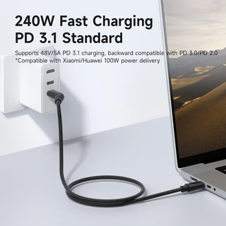 Hagibis AR สมาร์ทแว่นตาสาย USB C ชาร์จข้อมูลและแหล่งจ่ายไฟ 4K60Hz Wedge Plug สําหรับ XREAL One/Air RayNeo Air VITURE