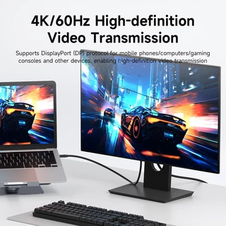 Hagibis AR สมาร์ทแว่นตาสาย USB C ชาร์จข้อมูลและแหล่งจ่ายไฟ 4K60Hz Wedge Plug สําหรับ XREAL One/Air RayNeo Air VITURE