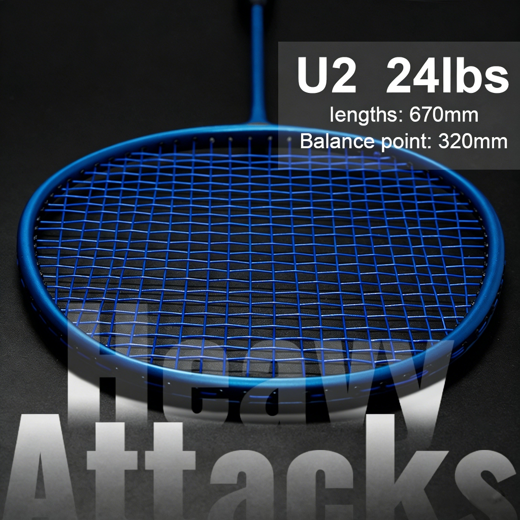 ไม้แบดมินตัน Single 100% Original Design Full Carbon 18 หรือ 24 Lbs Training