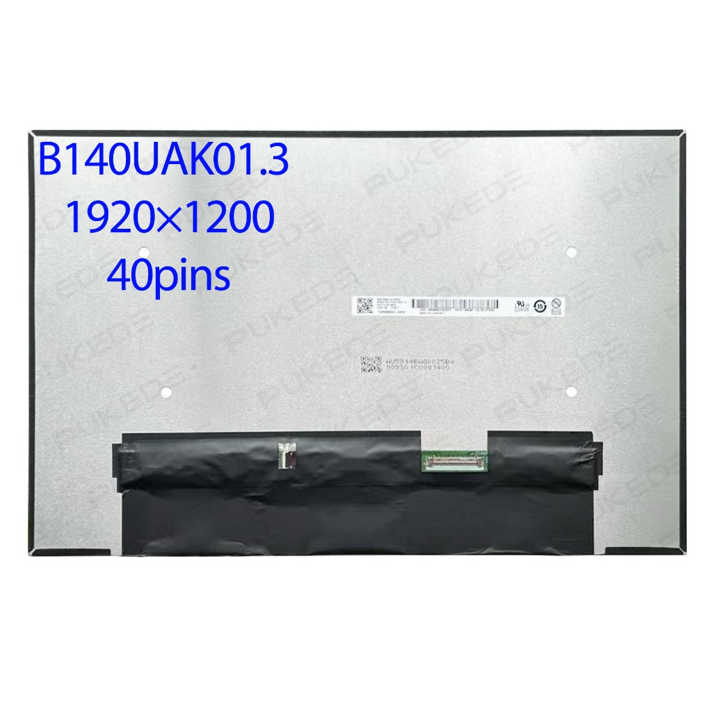 14 "แล็ปท็อปหน้าจอสัมผัส LCD B140UAK01.3 สําหรับ Lenovo ThinkPad T14 Gen 5 P14s Gen 5 EDP 40 Pins 19