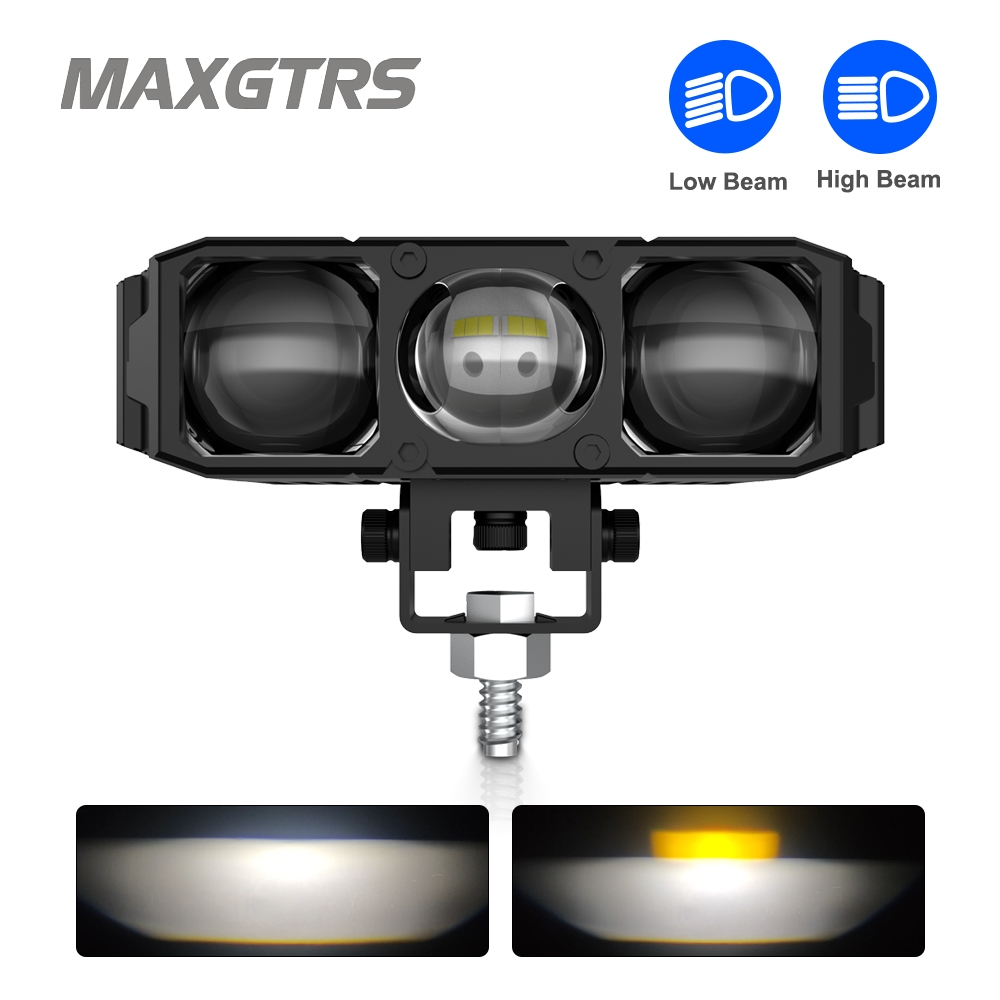 MAXGTRS 85W รถ LED ทํางาน Spotlight 12V 24V 6000K 3000K Grille กันชนเสริมทํางานไฟสําหรับรถจักรยานยนต์ off Road SUV ATV 4X4