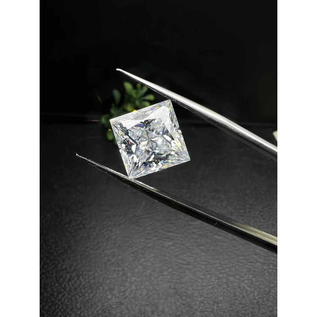 princess Cut 1ct-4ct D/VVS1 Moissanite diamond GRA Certificate Loose gemstone for high jewelry penda