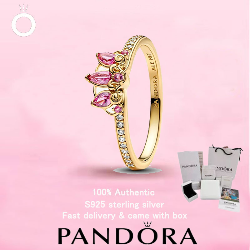 แหวน Pandora Princess Rapunzel Tiara ชุบทอง ส่งมอบความโรแมนติกในวันวาเลนไทน์