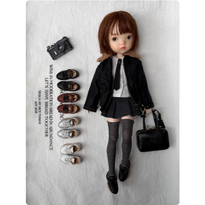Blythe Small Cloth azone OB24 ob22 รองเท้าตุ๊กตาสามารถสวมใส่รองเท้าผ้าใบได้