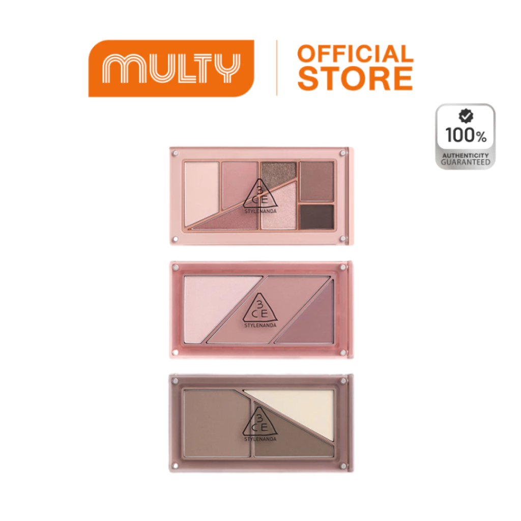 3CE LAYER-IT-ALL Palette ( Eye Shadow, Blush, Contour) พาเลตตา อายแชโดว์ บลัช คอนทัวร์ พาเลต 7.5g - 