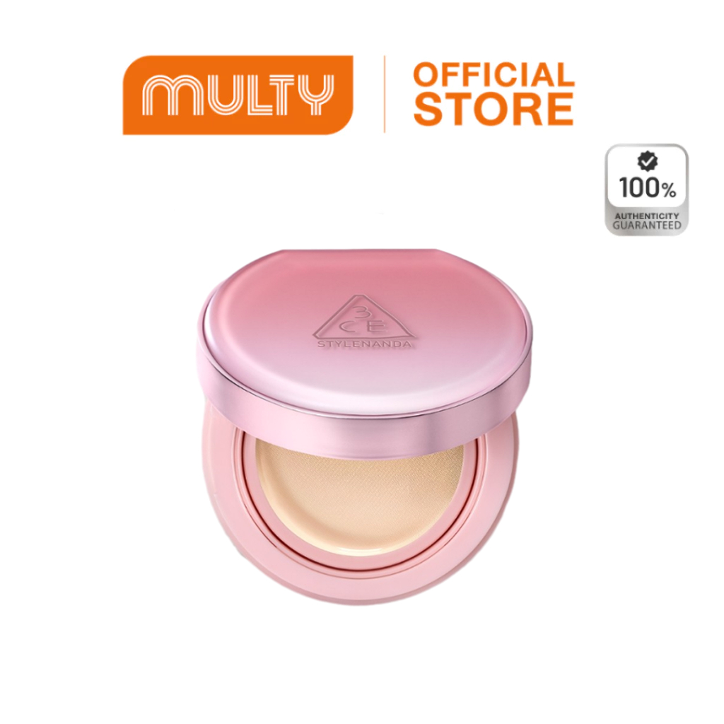 [#คุชชั่นPEARLfect] 3CE Fitting Mesh Cover Cushion 11g. คุชชั่นงานผิวเนียนละเอียด ช่วยเบลอรูขุมขน ติ