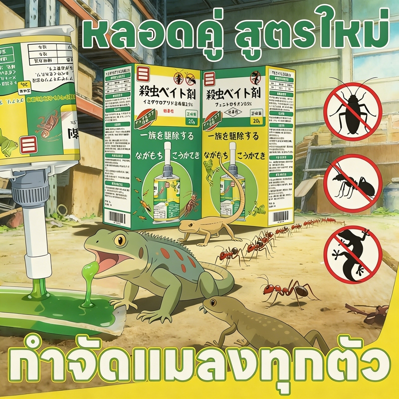 🦎หลอดคู่สุดคุ้ม🦎 Leno กําจัดจิงจก ฆ่าตุ๊กแก ยาเบื่อจิ้งจก ชุดเดียวจบ ปัญหาจิ้งจกและตุ๊กแก เห็นผล 100% ยาฆ่า จิ้งจก ใน บ้าน ยาฆ่าจิงจก