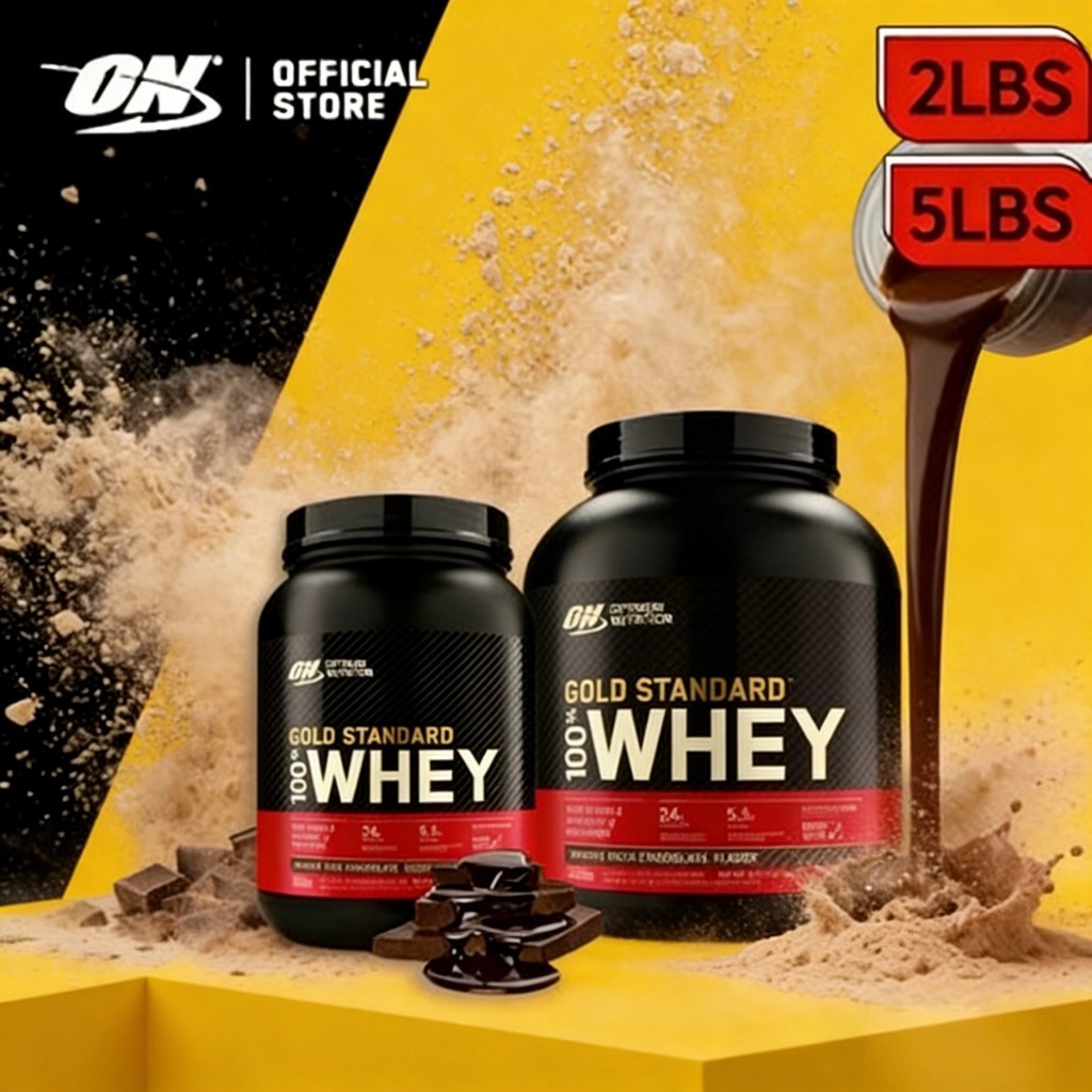 Optimum Nutrition Gold Standard เวย์โปรตีน 100% 2lbs และ 5lbs