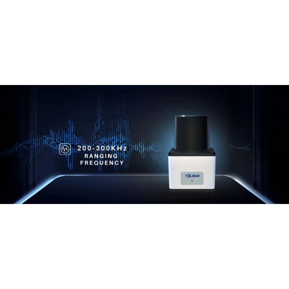 YDLIDAR TIA-H, ToF, 200°, 300KHz, 10m, IP65, ความต้านทานแสงที่แข็งแกร่ง, คลาส 1, ความถี่สแกน 100-150
