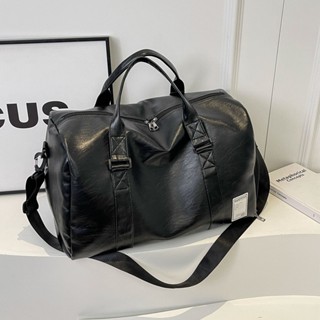 กระเป๋าเดินทาง หนัง PU กระเป๋าฟิตเนสแยกแห้งและเปียกกีฬากระเป…