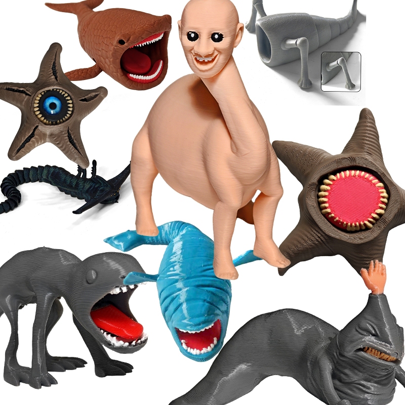 2026 ใหม่ 3d พิมพ์ Subnautica Bloop Sea Monster Action Figure Leviathan Sea Eater Bloop EL Gran Maja รุ่น,Abstract Monster ของเล่นของขวัญ