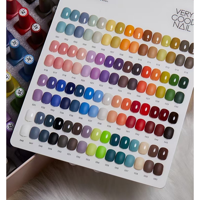 YL very good 58สี ฟรีชาร์ตสี เบส ท๊อป สีเจล15ml สีเจล ยกเซต เซตสีเจล