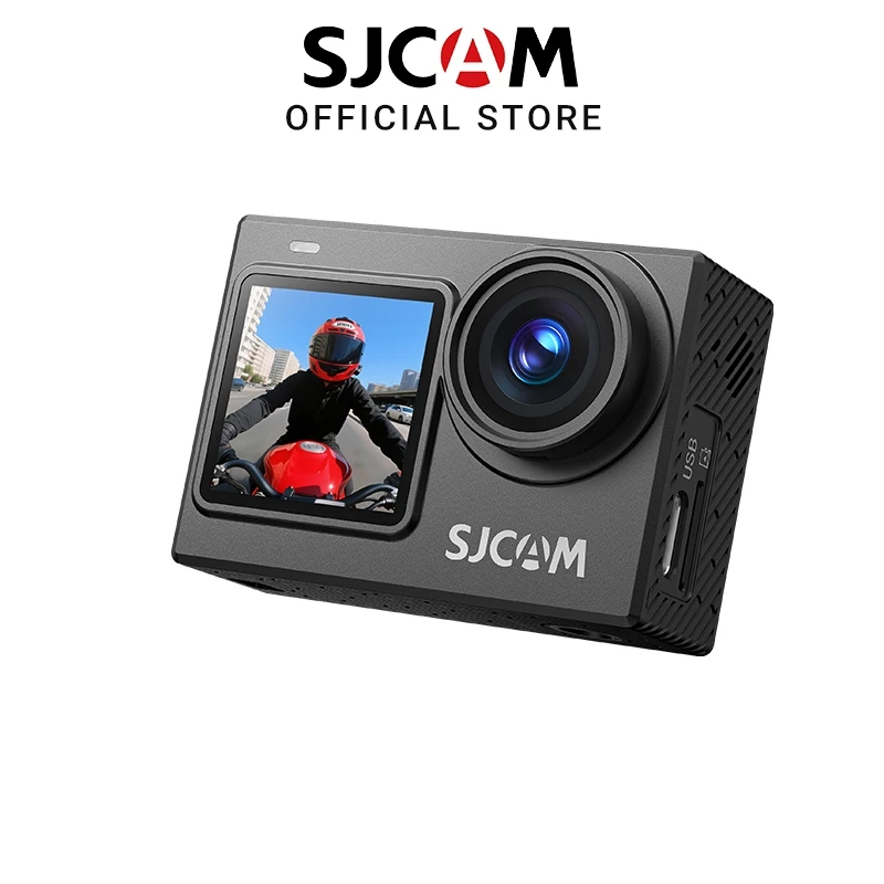 SJCAM SJ6 Ultra กล้องแอ็คชั่น 4K, ระบบกันสั่น, ควบคุมด้วยเสียง, กล้องติดหน้ารถจักรยานยนต์, ตกปลา, ดำน้ำ, ถ่ายวิดีโอกลางแจ้ง