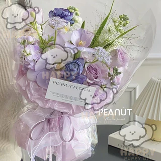 กระดาษห่อช่อดอกไม้ สีไข่มุก สามารถทำให้ยับได้สวยงาม ขนาด 50*70 ซม 20 แผ่น/แพ็ค รับตกแต่งเทศกาล หรือห่อช่อดอกไม้