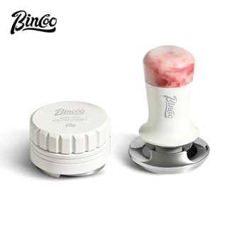 Bincoo กาแฟ Tamper ผงค้อนผงเข็ม 2-in-1 ผ้าผงชุดเครื่องชงกาแฟ…