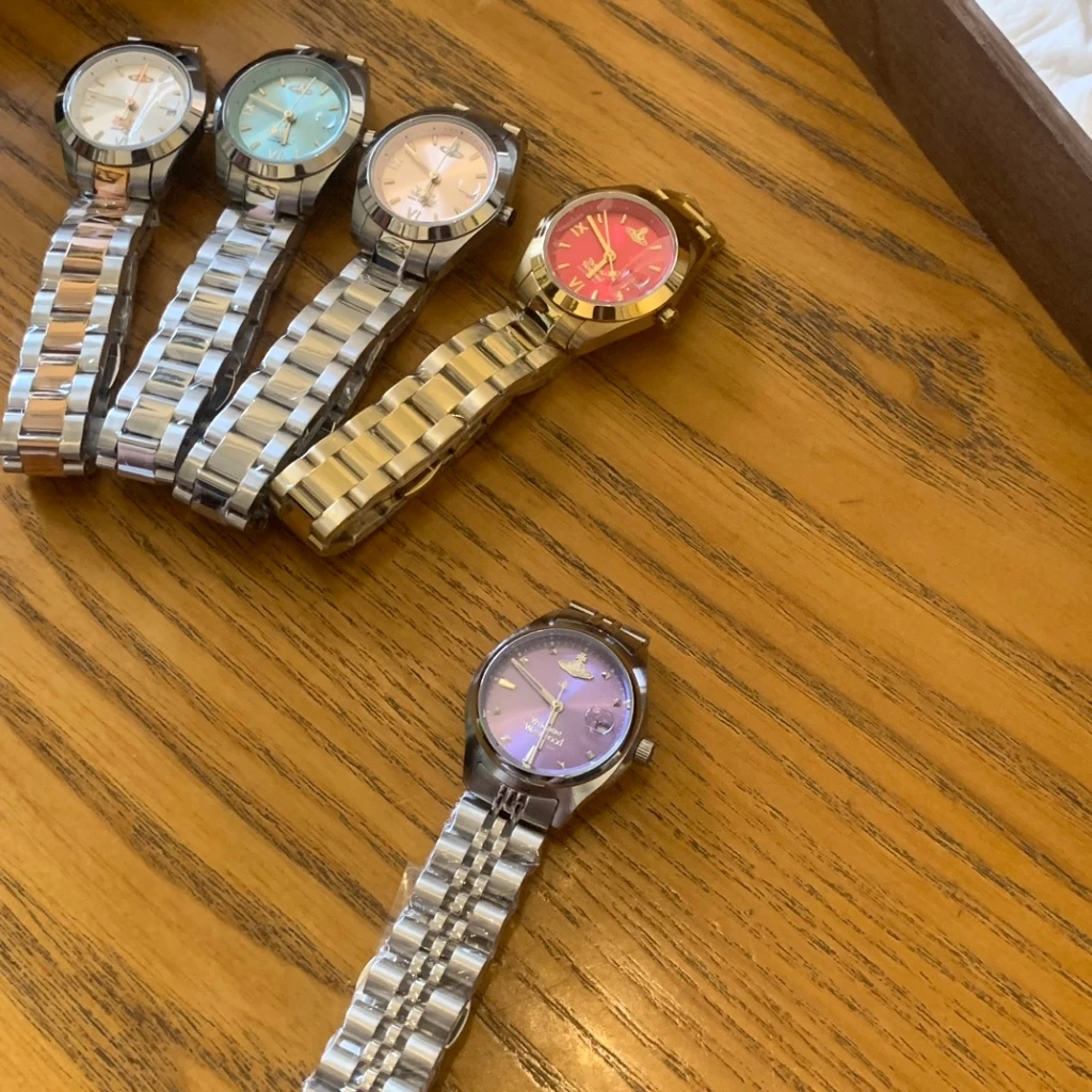 Vivienne Pink Dial Ladies Watch ข้อเสนอพิเศษ