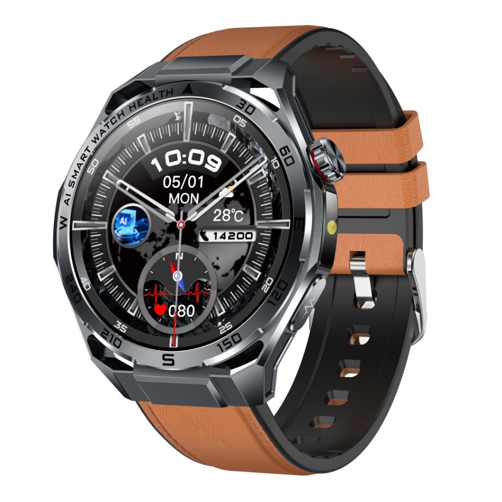 2026 Body Composition Blood Component Micro-extile ECG สุขภาพ SmartWatch ผู้ชายบลูทูธโทร LED นาฬิกาข