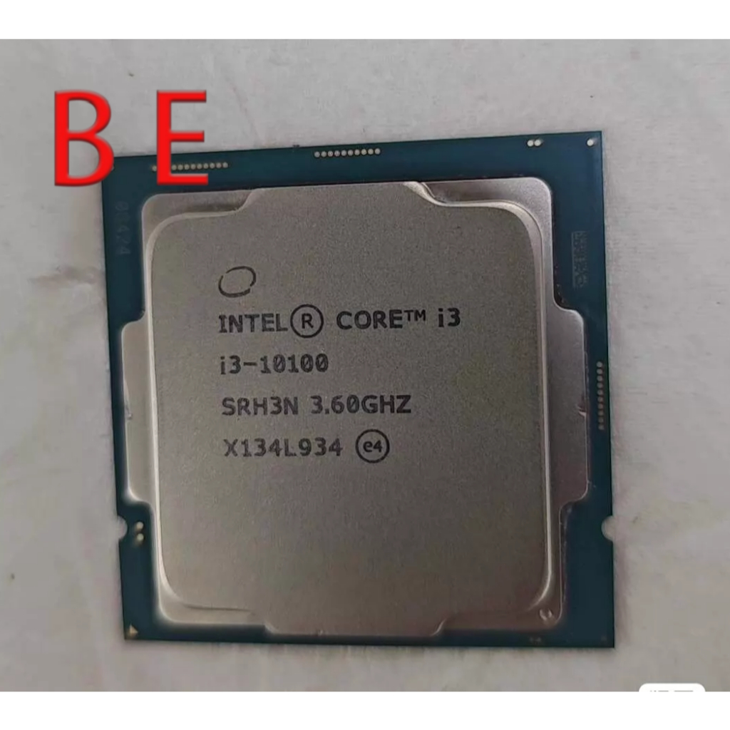 10Th Gen Core i3-10100 LGA1200 CPU Quad Cores โปรเซสเซอร์ 4.3 GHz 8 เกลียว