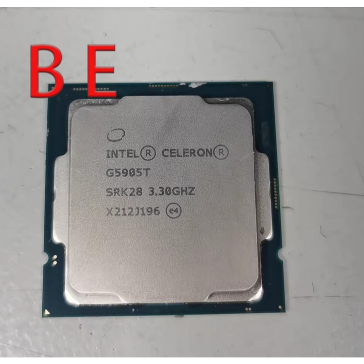 Celeron G5905T LGA 1200 โปรเซสเซอร์ CPU Dual Core 4MB แคชเดสก์ท็อป 3.3GHz