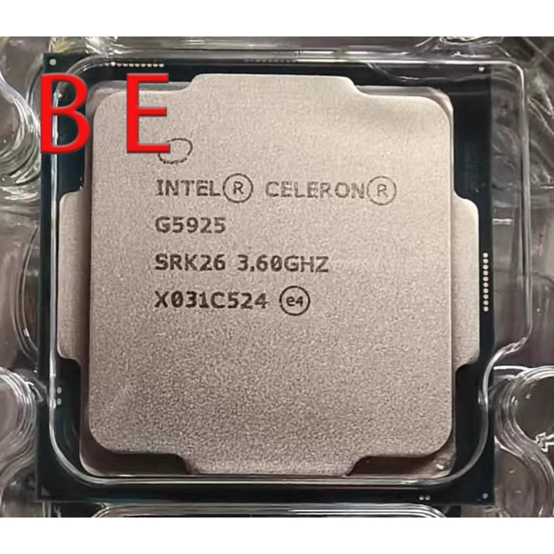 Celeron G5925 LGA1200 โปรเซสเซอร์ CPU SRK26 Dual Cores 3.60GHZ เดสก์ท็อป