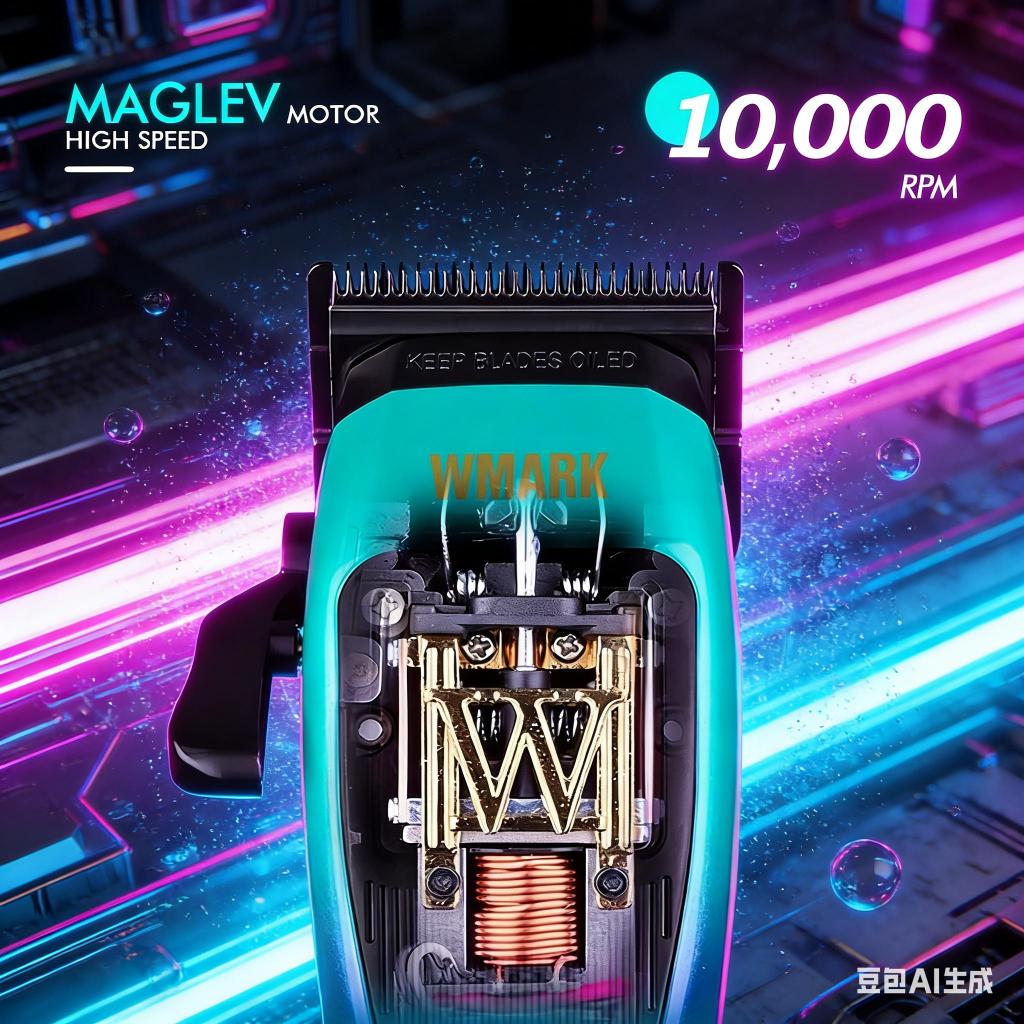 WMARK NG-X1 POLAR Professional Hair Trimmer 10000 RPM Vector Motor Electric Barber Clipper เครื่องตั