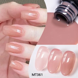 MTSSII Jelly เล็บเจลสีขาวสีชมพูโปร่งใสฤดูใบไม้ผลิฤดูร้อนกึ่ง…
