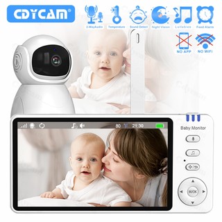 5 Inch IPS Screen Baby Monitor With Camera Battery Electronic Babysitter 2-Way Audio Night Vision Nanny Video Monitors Multiple models Optional