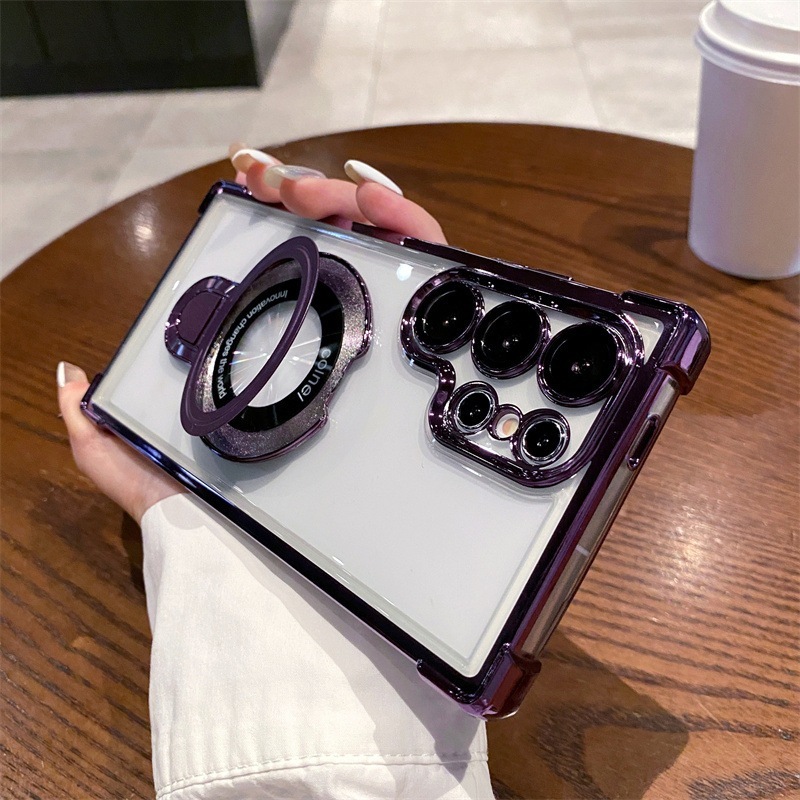 เคสแม่เหล็กไฟฟ้าสําหรับ Huawei Nova Y73 9 SE 13i 12i Y72 Mate 80 P30 Pro Max Anti-fall พร้อมวงเล็บ