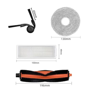 ใช้งานร่วมกับ Xiaomi Robot Vacuum S40 Pro / OV71GL ชิ้นส่วนทดแทนสูญญากาศแปรงด้านข้างหลัก HEPA Filter Mop ผ้าอุปกรณ์เสริม